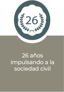26 años impulsando a la sociedad civil