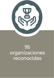 95 organizaciones reconocidas